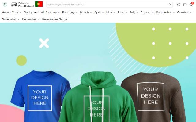 Teeyear.com storefront