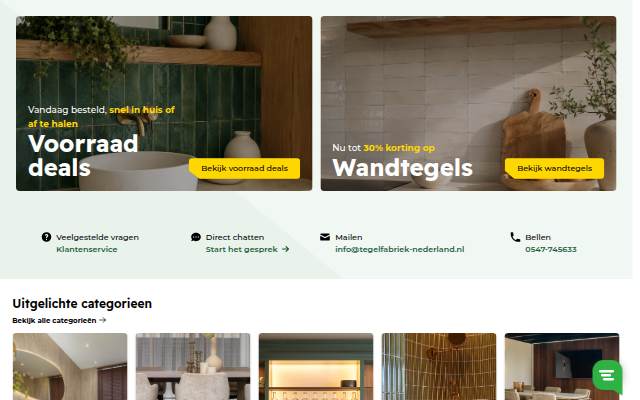 Tegelfabriek Nederland storefront