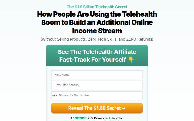Startseite von The $1.8 Billion Telehealth Secret