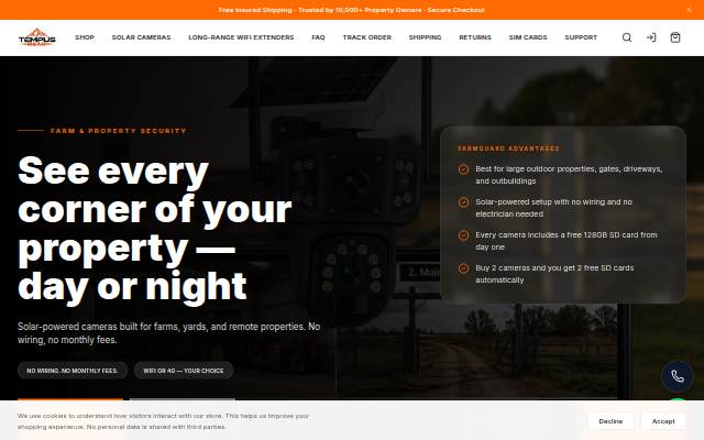 Tempus Gear storefront