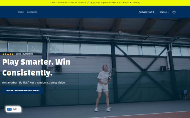 Tennis Sport Mastery storefront