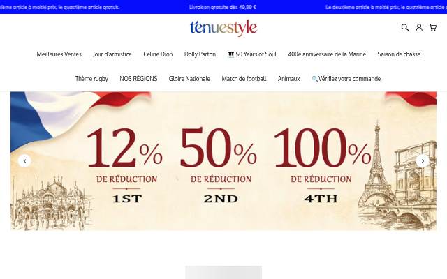 Tenuestyle storefront