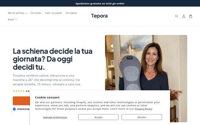 TEPORA storefront