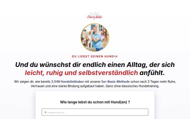 Startseite von Sichere dir jetzt dein persönliches Gespräch mit Kai