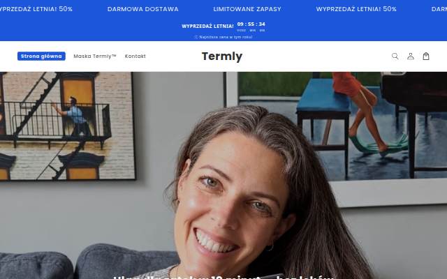 Startseite von Termly