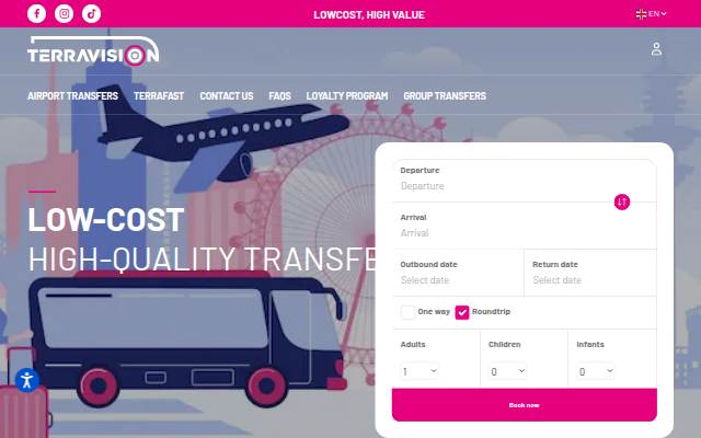 Terravision UK storefront