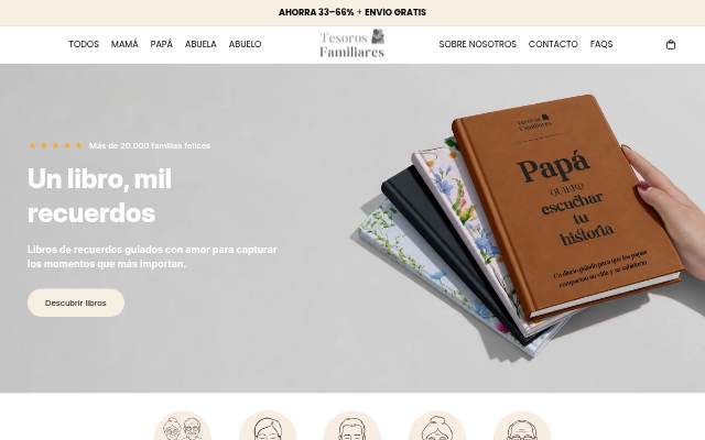 Tesoros Familiares storefront