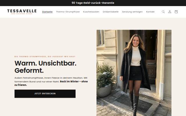 Startseite von Tessavelle