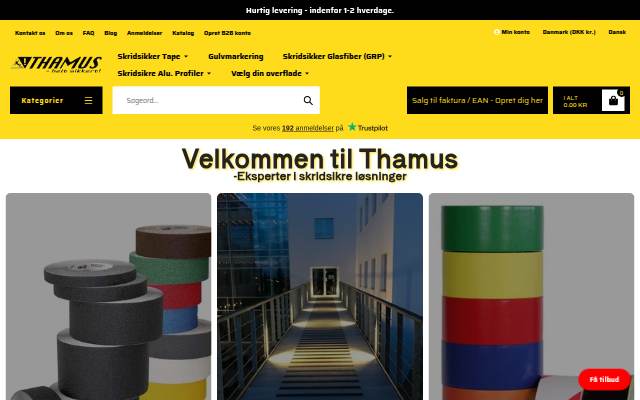 Startseite von Thamus ApS