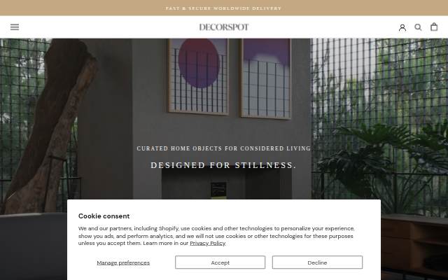 Decorspot storefront
