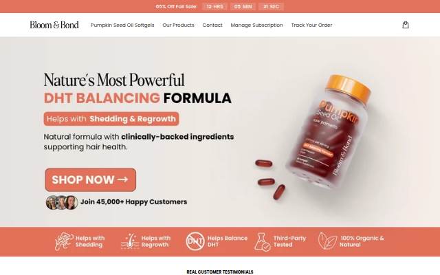 trybloomandbond.com storefront