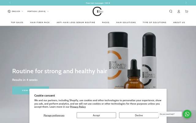 Montra da The Cosmetic Republic