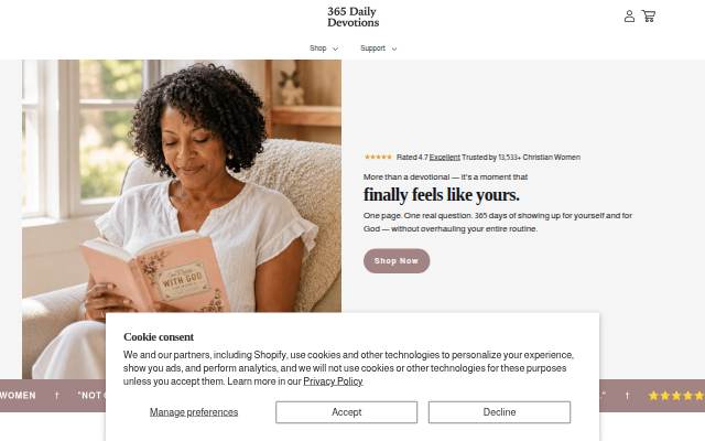 thedailydevoted.com storefront