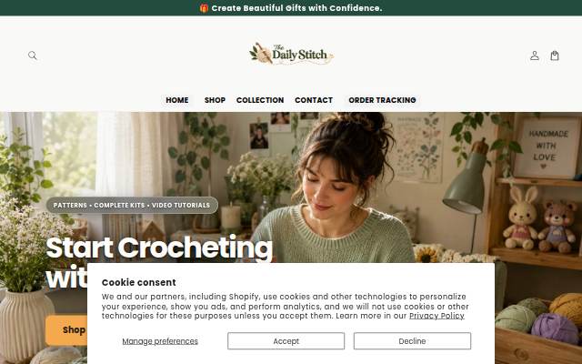 The Daily Stitch storefront