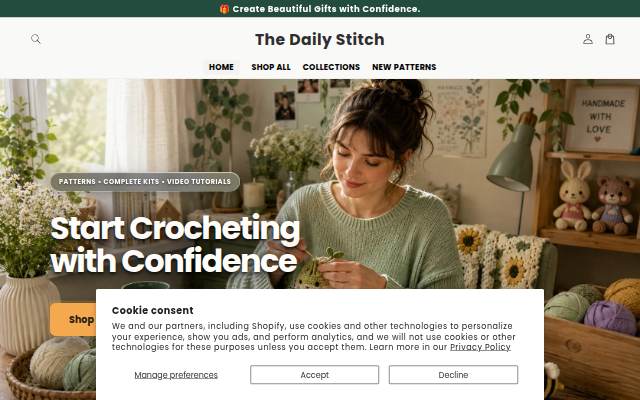 The Daily Stitch storefront
