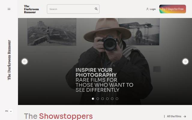 The Darkroom Rumour storefront