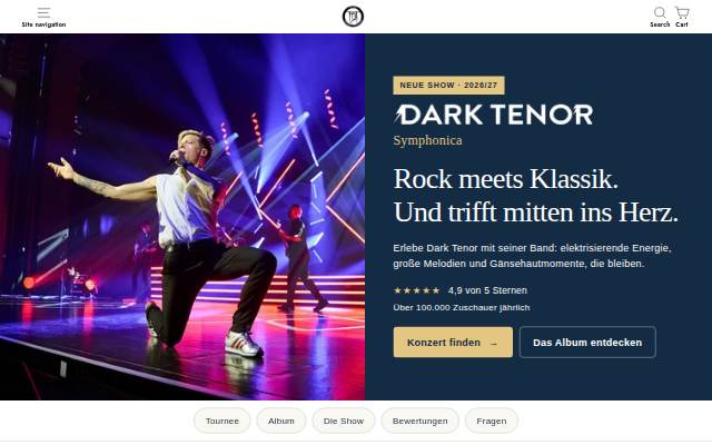 The Dark Tenor storefront
