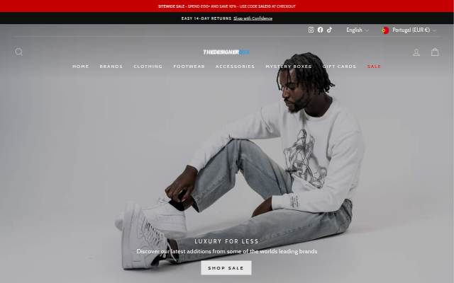 TheDesignerBox storefront