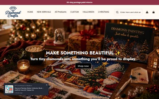 TheDiamondCrafts storefront