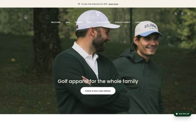 Dogleg storefront
