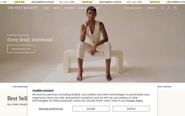 Startseite von THE FEET SOCIETY