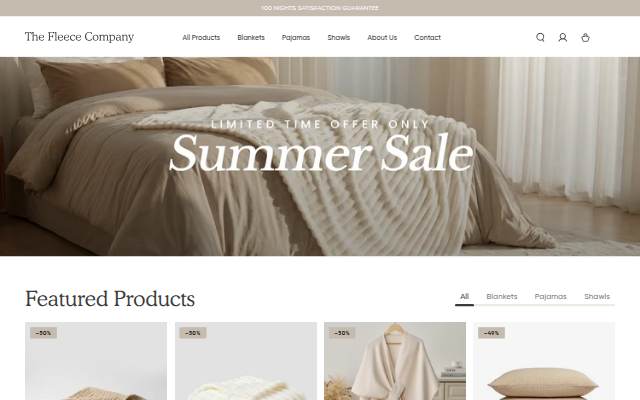 The Fleece Company storefront
