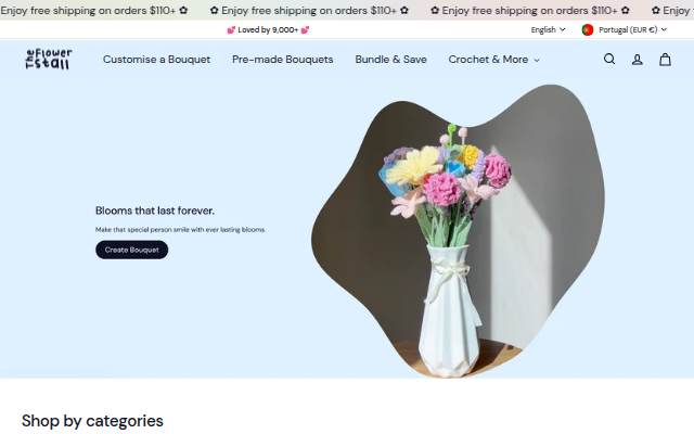 The Flower Stall storefront
