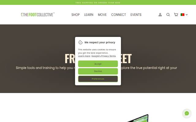 The Foot Collective storefront