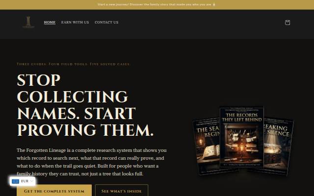 Escaparate de The Forgotten Code