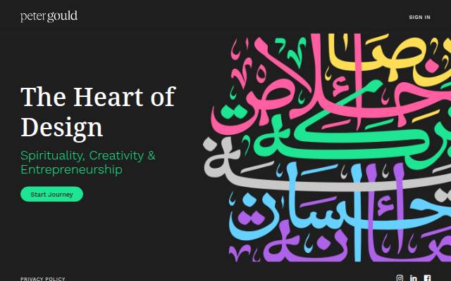 Startseite von The Heart of Design
