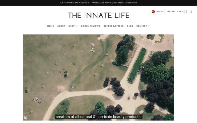 The Innate Life storefront