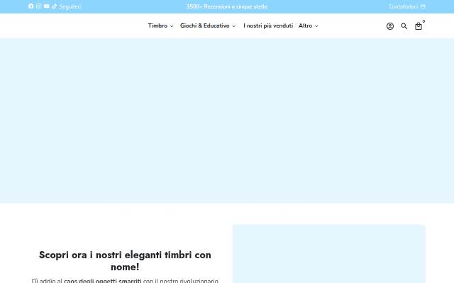 TheKiddoSpace IT | Timbri Personalizzabili con Nome per Genitori storefront