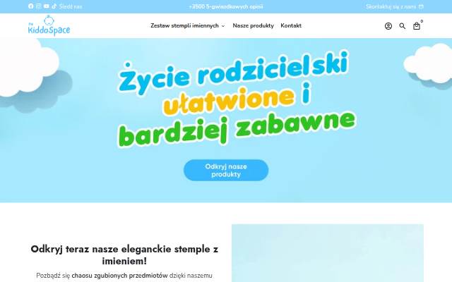 TheKiddoSpace PL | Personalizowane Pieczątki Imienne dla Rodziców storefront