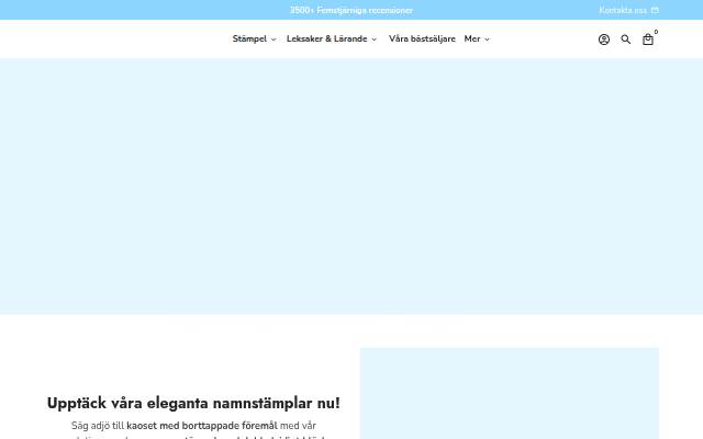 TheKiddoSpace SE | Namnstämplar för Kläder, Organisatörer och Leksaker storefront