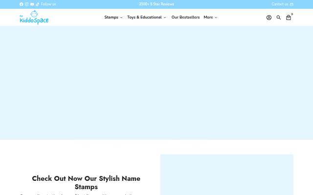 TheKiddoSpace UK | Name Stamps for Clothes, Organizers &amp; Toys storefront
