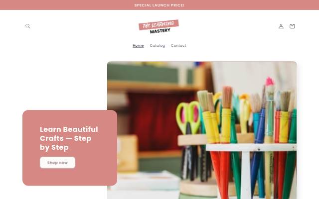 The Learning Mastery storefront