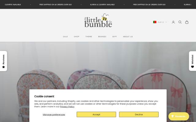 The Little Bumble Co. storefront