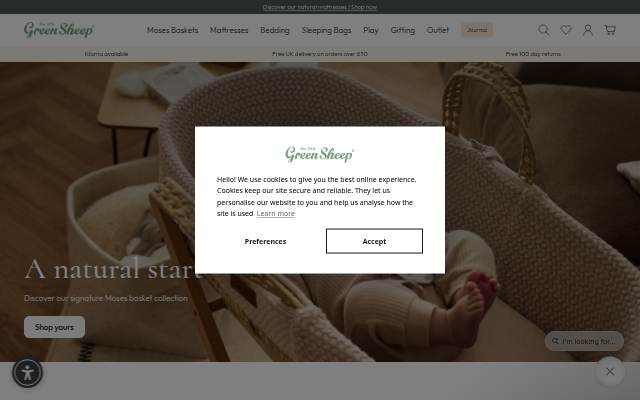 The Little Green Sheep storefront