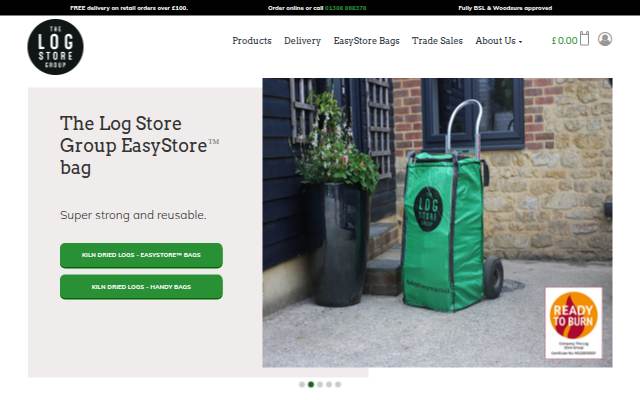 The Log Store Group storefront