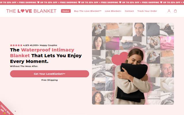 The Love Blanket storefront