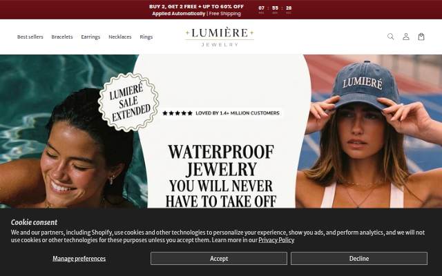 Lumiere Jewelry storefront