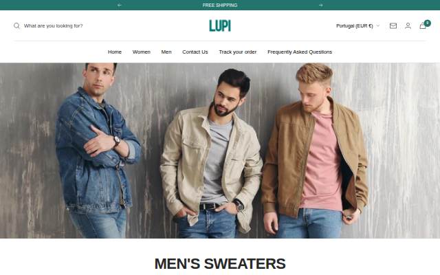 The Lupi storefront