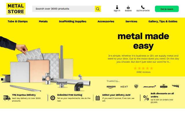 The Metal Store™ Official Website storefront