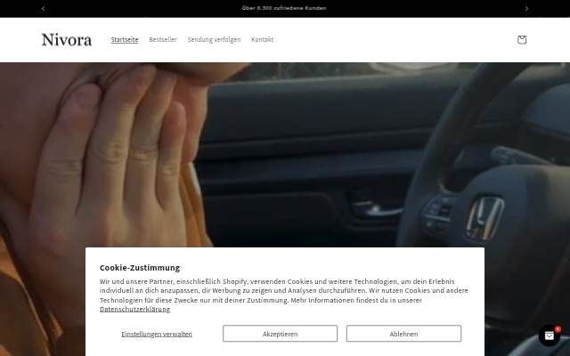Nivora storefront