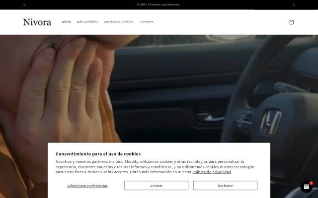 Nivora storefront