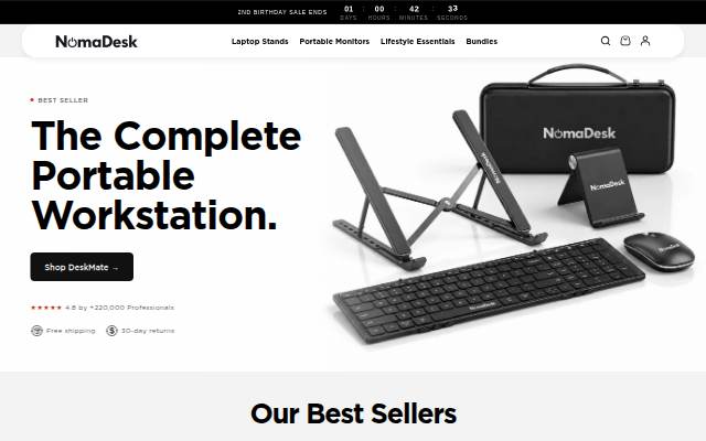 NomaDesk storefront