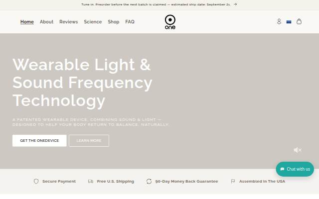 TheOneDevice storefront