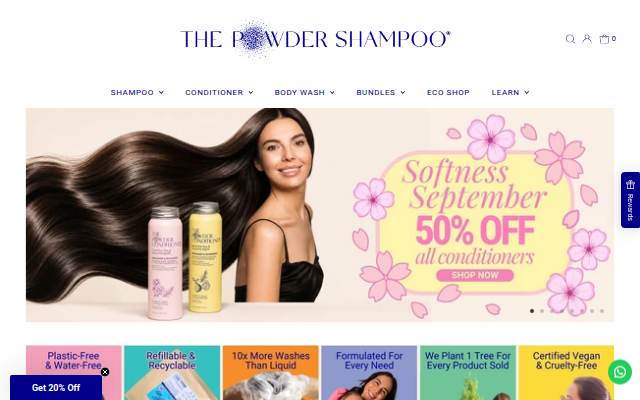 The Powder Shampoo storefront