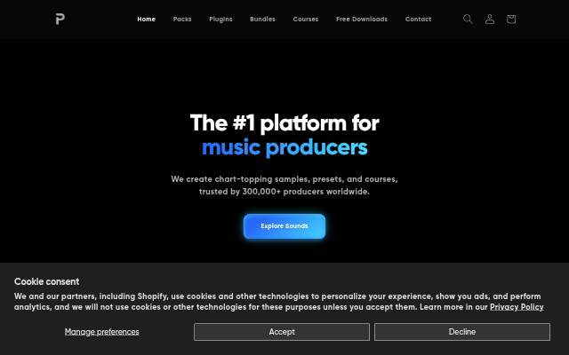 The Producer School storefront