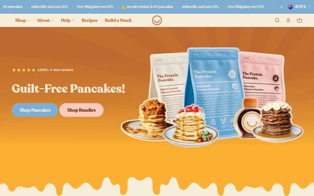 The Protein Pancake storefront